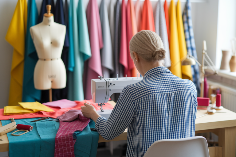 couturier-studio-machine-tissus-colores