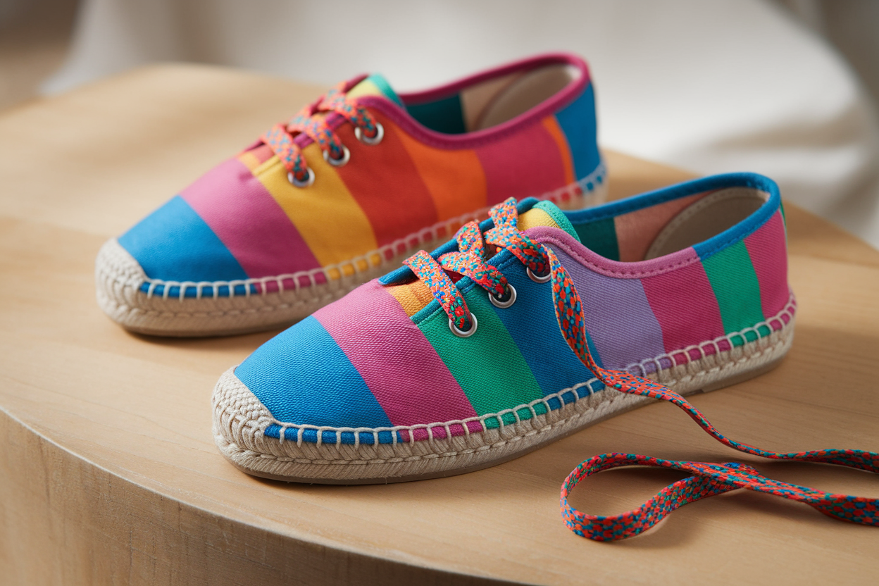 Je customise mes espadrilles - Tuto