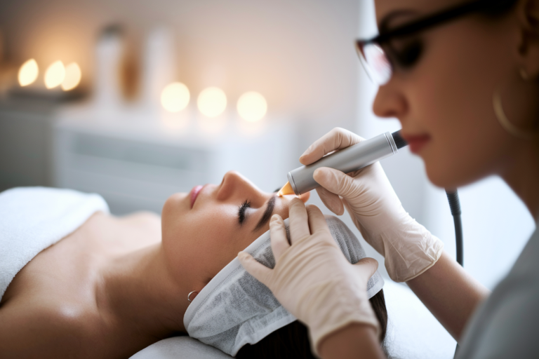 spa-technicien-laser-sourcils-client