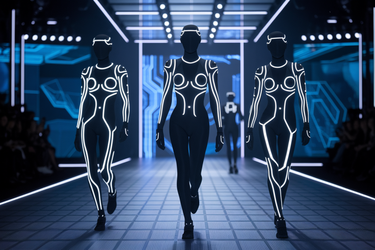 defile-futuriste-modeles-led-neon