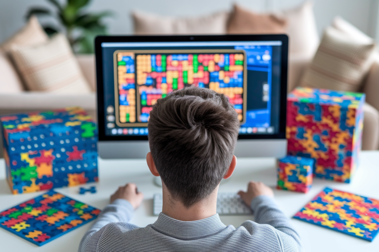 personne-dos-bureau-puzzles-ecran