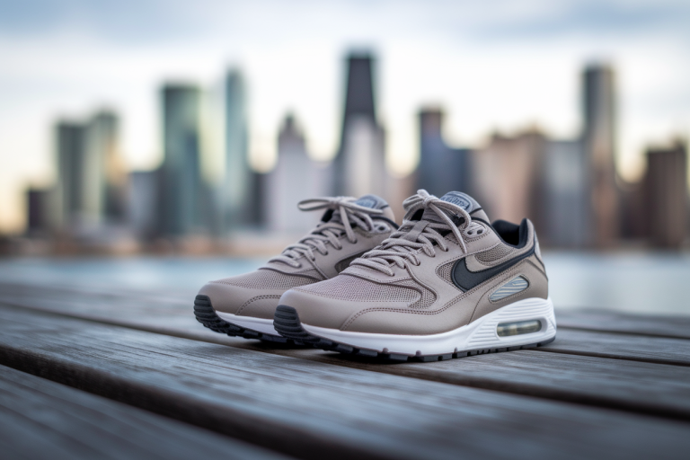 baskets-stylisees-surface-bois-horizon-urbain