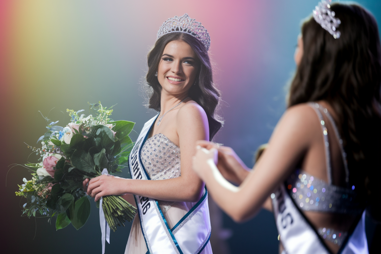 femme-jeune-tiara-dos-bouquet-echarpe