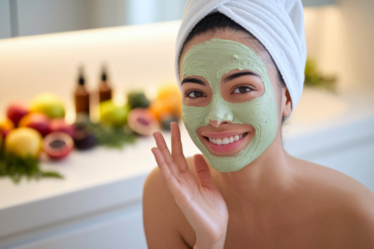 femme-masque-colore-sallebain-fruits