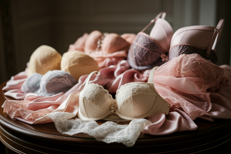 lingerie-table-bois-dentelle-satin