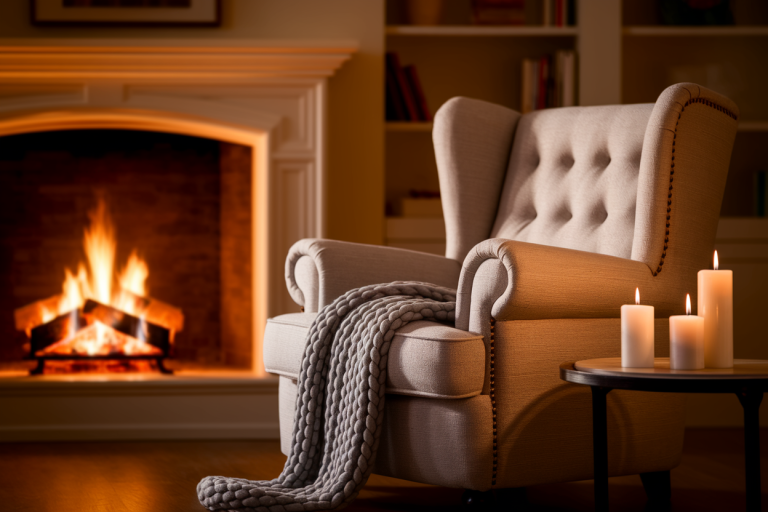 salon-fauteuil-douillet-cheminee-plaid