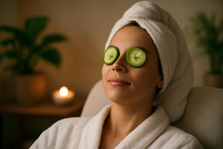 personne-spa-maison-concombre-relaxation