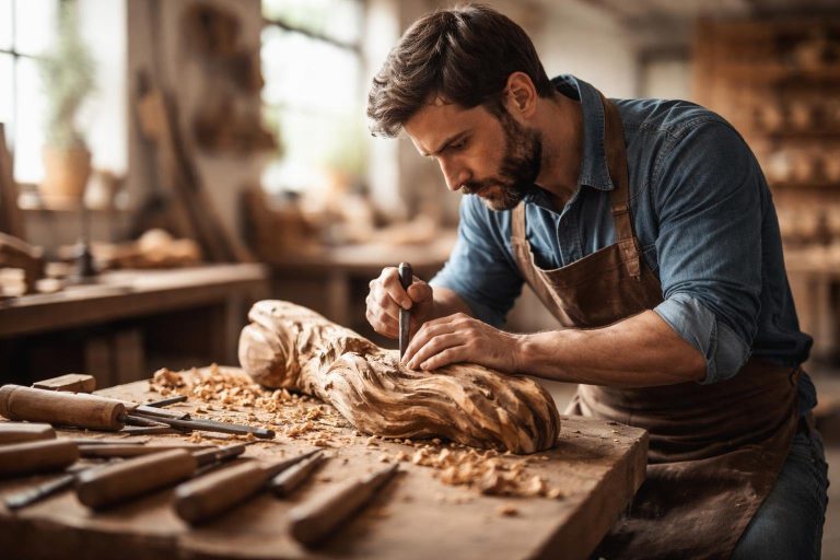 artisan-sculpteur-bois-atelier-lumineux