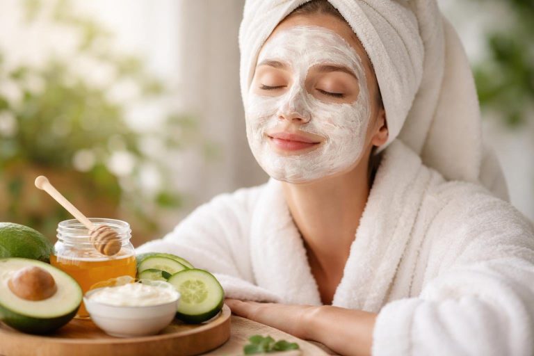 femme-masque-visage-ingredients-naturels