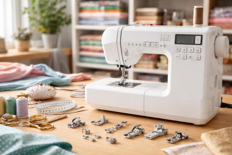 atelier-couture-machine-tissus-colorés